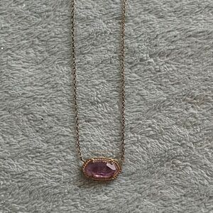 Kendra Scott Purple Pendant Necklace